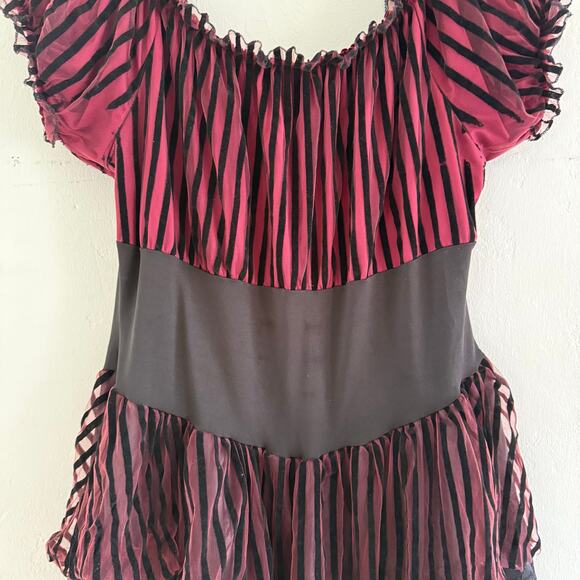 Spirit Halloween Lady Of The Sea Costume Size 1X Sexy Pirate Lace‎ Dress Ruffle - Picture 3 of 10